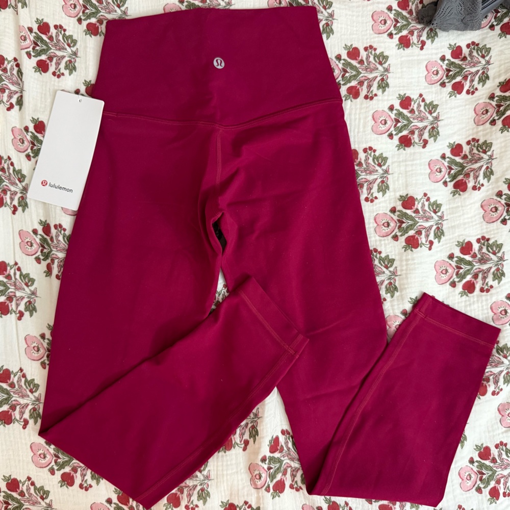 Lululemon Athletica Magenta Align Leggings